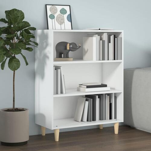 Skænk 69,5x32,5x90 cm konstrueret træ hvid