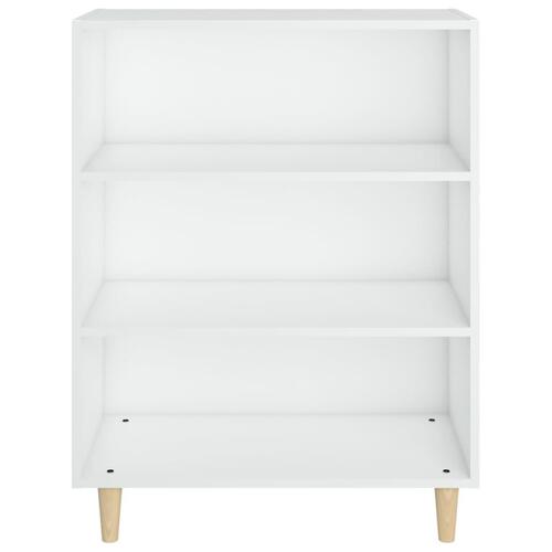 Skænk 69,5x32,5x90 cm konstrueret træ hvid