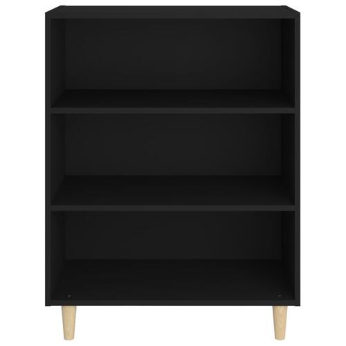 Skænk 69,5x32,5x90 cm konstrueret træ sort