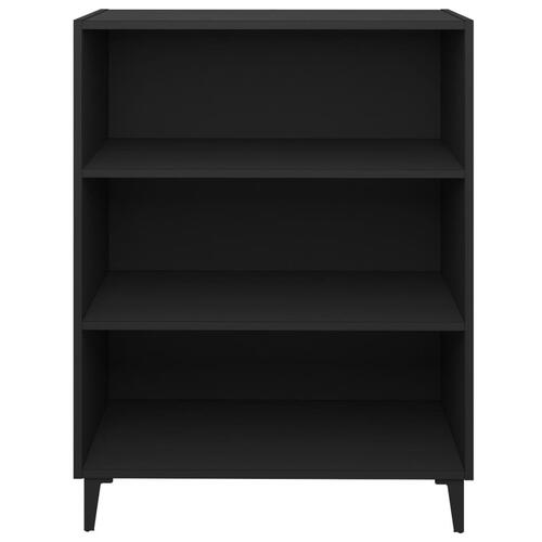 Skænk 69,5x32,5x90 cm konstrueret træ sort