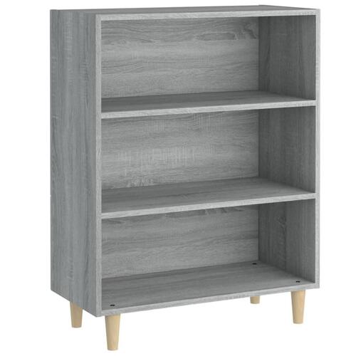 Skænk 69,5x32,5x90 cm konstrueret træ grå sonoma-eg