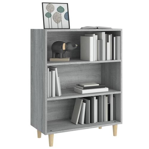 Skænk 69,5x32,5x90 cm konstrueret træ grå sonoma-eg