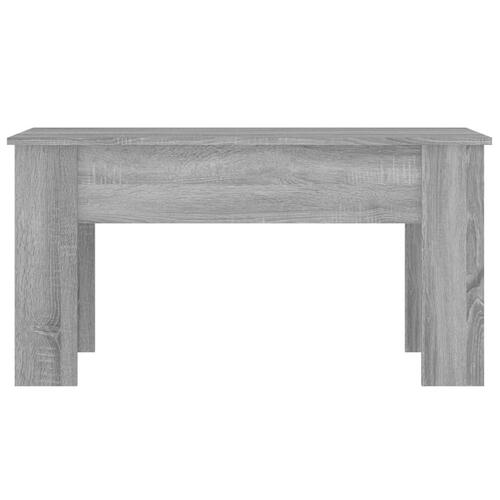 Sofabord 101x49x52 cm konstrueret træ grå sonoma-eg