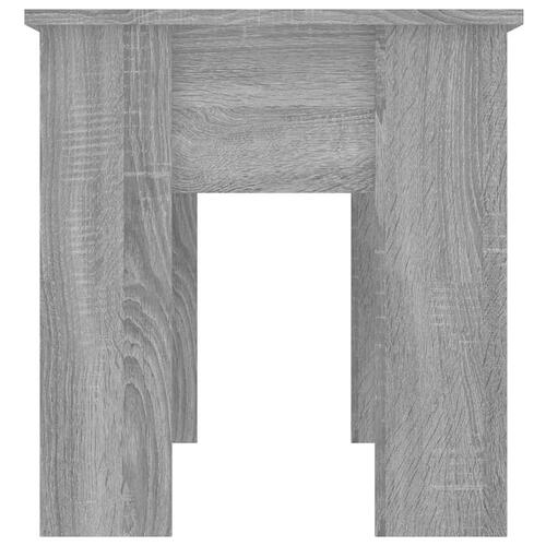 Sofabord 101x49x52 cm konstrueret træ grå sonoma-eg