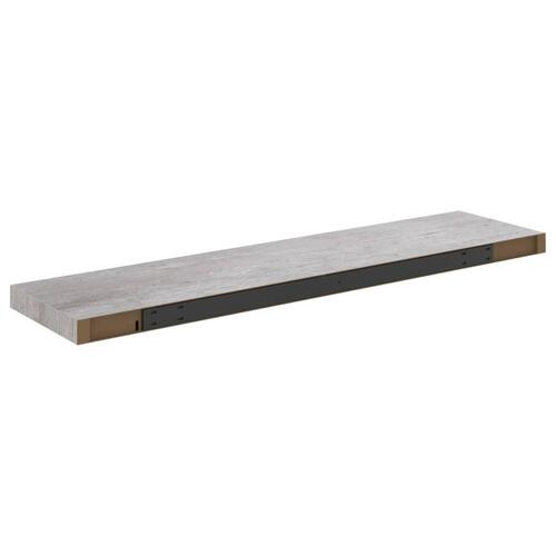 Svævehylde 90x23,5x3,8 cm MDF betongrå