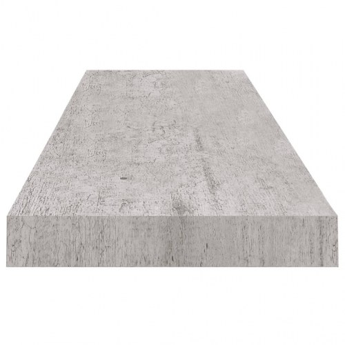 Svævehylder - 4 stk. 90 × 23,5 × 3,8 cm i MDF, betongrå