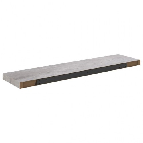 Svævehylder - 4 stk. 90 × 23,5 × 3,8 cm i MDF, betongrå