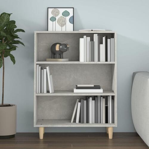 Skænk 69,5x32,5x90 cm konstrueret træ betongrå