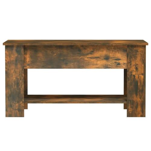 Sofabord 101x49x52 cm konstrueret træ røget egetræsfarve