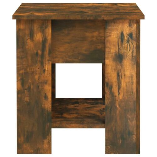 Sofabord 101x49x52 cm konstrueret træ røget egetræsfarve