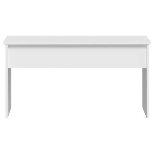 Sofabord 102x50,5x52,5 cm konstrueret træ hvid