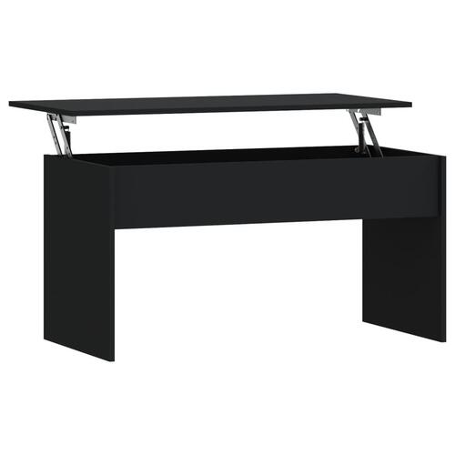 Sofabord 102x50,5x52,5 cm konstrueret træ sort