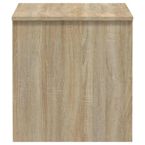 Sofabord 102x50,5x52,5 cm konstrueret træ sonoma-eg
