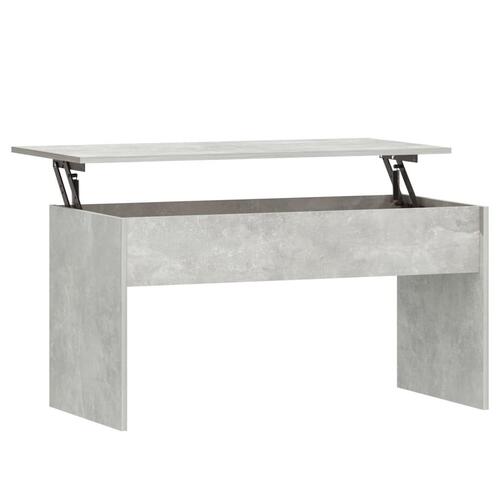 Sofabord 102x50,5x52,5 cm konstrueret træ betongrå
