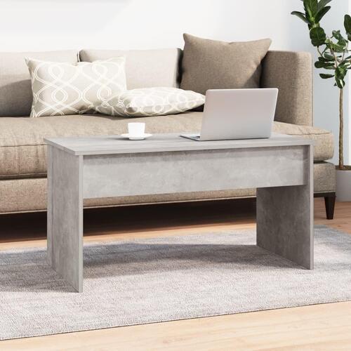 Sofabord 102x50,5x52,5 cm konstrueret træ betongrå