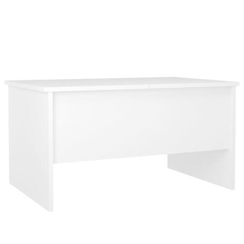 Sofabord 80x50x42,5 cm konstrueret træ hvid