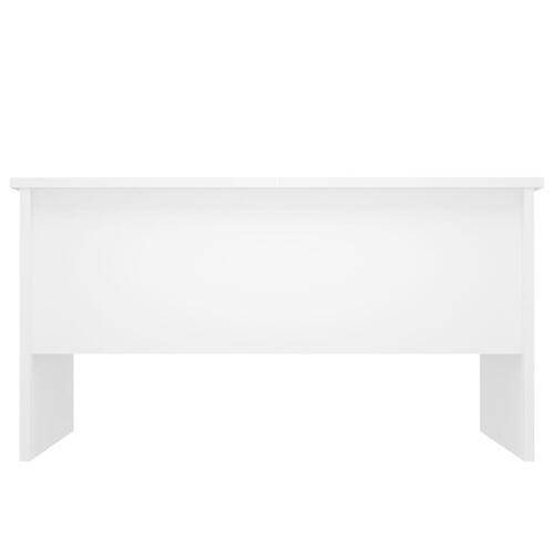 Sofabord 80x50x42,5 cm konstrueret træ hvid