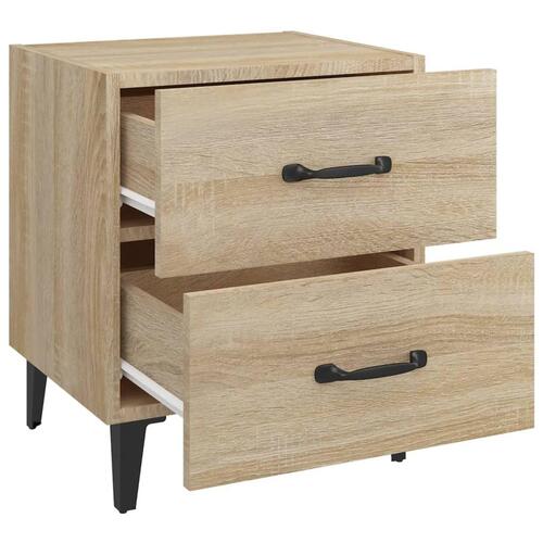Sengebord 40x35x47,5 cm sonoma-eg