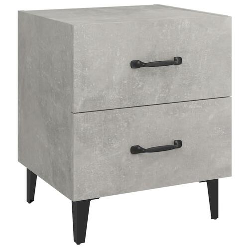 Sengebord 40x35x47,5 cm betongrå