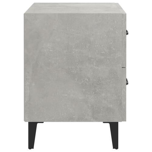 Sengebord 40x35x47,5 cm betongrå