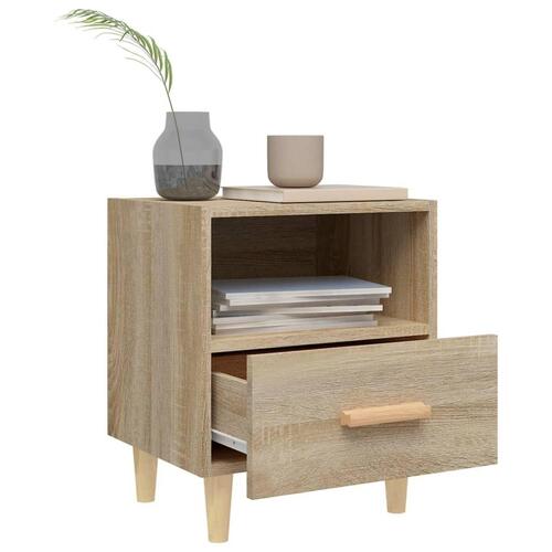 Sengebord 40x35x47 cm sonoma-eg