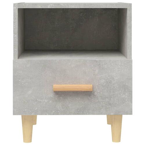Sengebord 40x35x47 cm betongrå