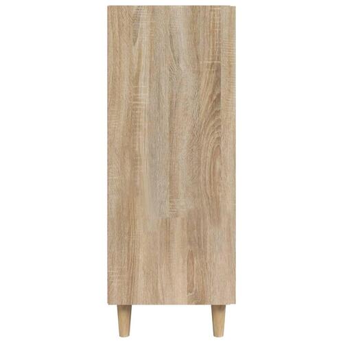 Skænk 69,5x34x90 cm konstrueret træ sonoma-eg