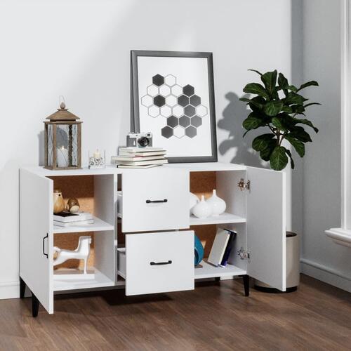 Skænk 100x36x60 cm konstrueret træ hvid
