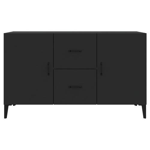 Skænk 100x36x60 cm konstrueret træ sort