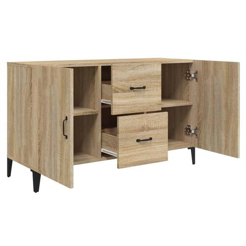 Skænk 100x36x60 cm konstrueret træ sonoma-eg