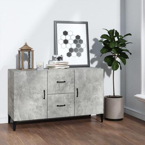 Skænk 100x36x60 cm konstrueret træ betongrå