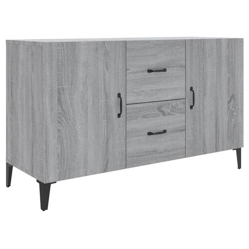Skænk 100x36x60 cm konstrueret træ grå sonoma-eg