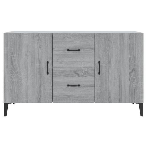 Skænk 100x36x60 cm konstrueret træ grå sonoma-eg