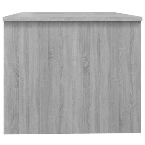 Sofabord 80x50x42,5 cm konstrueret træ grå sonoma-eg