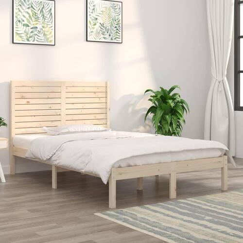 Sengeramme 135x190 cm massivt træ