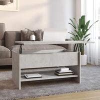 Sofabord 80x50x40 cm konstrueret træ betongrå