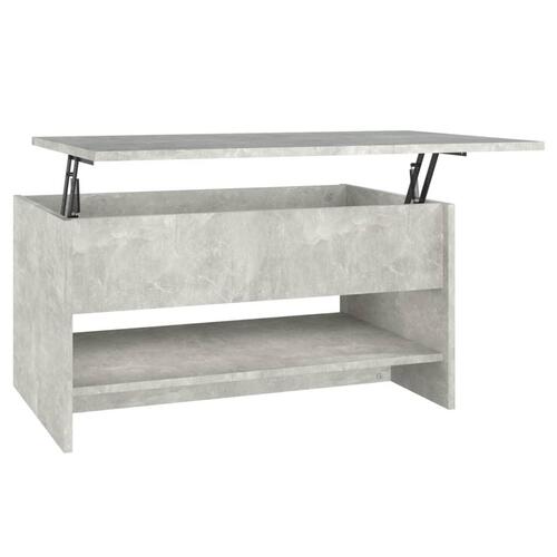 Sofabord 80x50x40 cm konstrueret træ betongrå