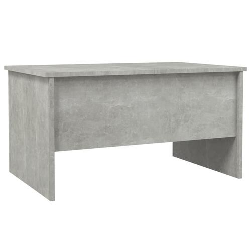 Sofabord 80x50x42,5 cm konstrueret træ betongrå