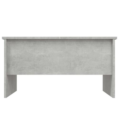 Sofabord 80x50x42,5 cm konstrueret træ betongrå