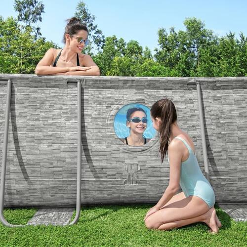 swimmingpoolsæt Power Steel 488x305x107 cm