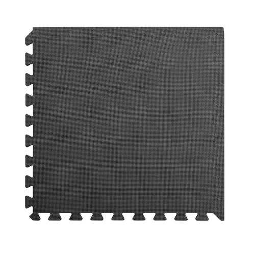 Gulvmåtter 24 stk. 8,64 ㎡ EVA-skum sort
