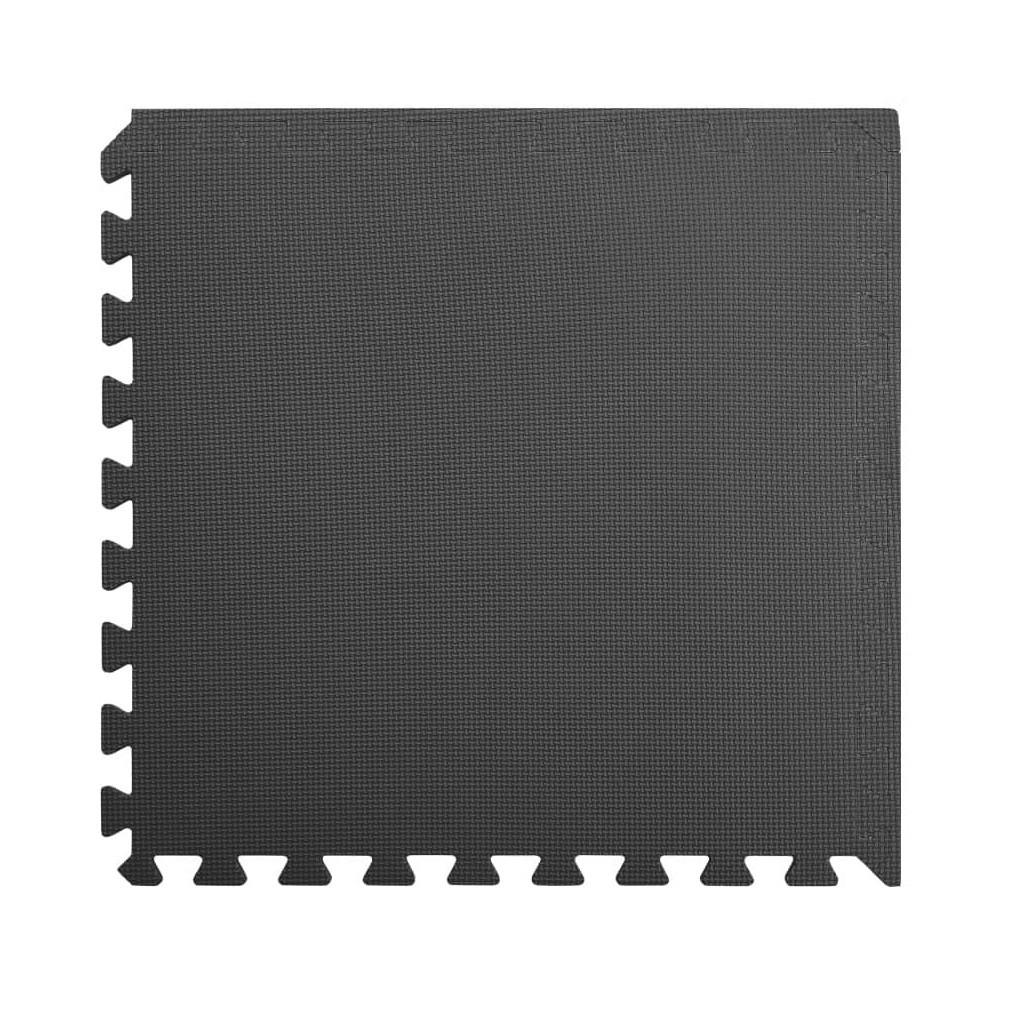 Gulvmåtter 24 stk. 8,64 ㎡ EVA-skum sort