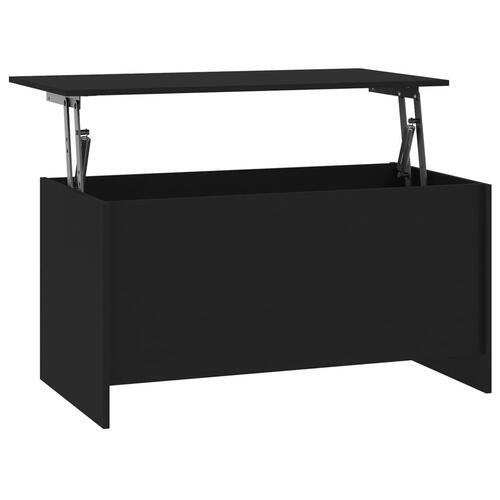 Sofabord 102x55,5x52,5 cm konstrueret træ sort