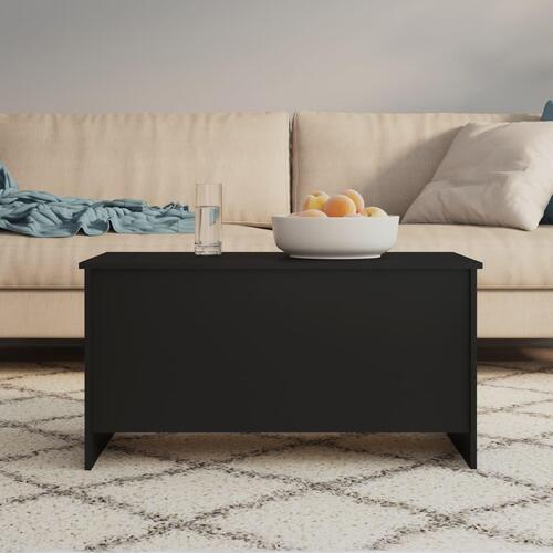 Sofabord 102x55,5x52,5 cm konstrueret træ sort
