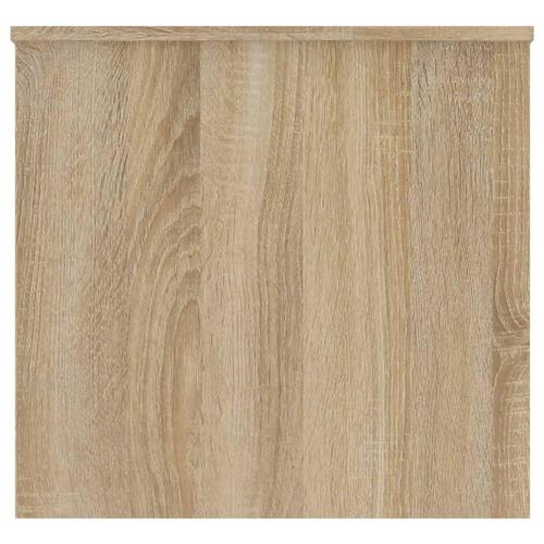 Sofabord 102x55,5x52,5 cm konstrueret træ sonoma-eg