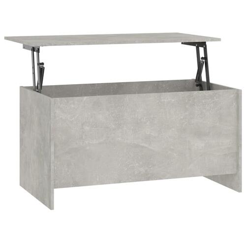 Sofabord 102x55,5x52,5 cm konstrueret træ betongrå