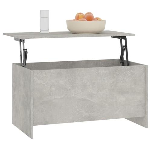 Sofabord 102x55,5x52,5 cm konstrueret træ betongrå