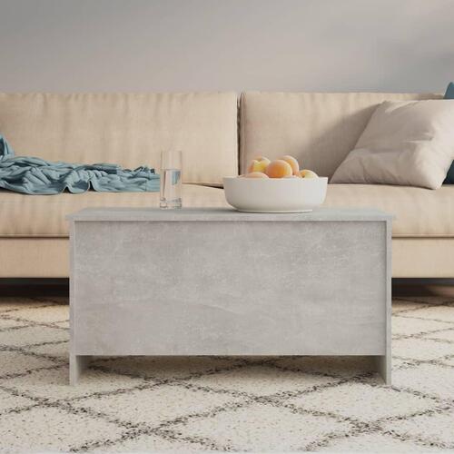 Sofabord 102x55,5x52,5 cm konstrueret træ betongrå