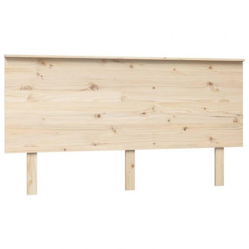 Sengegærde i massivt fyrretræ 154 x 6 x 82,5 cm