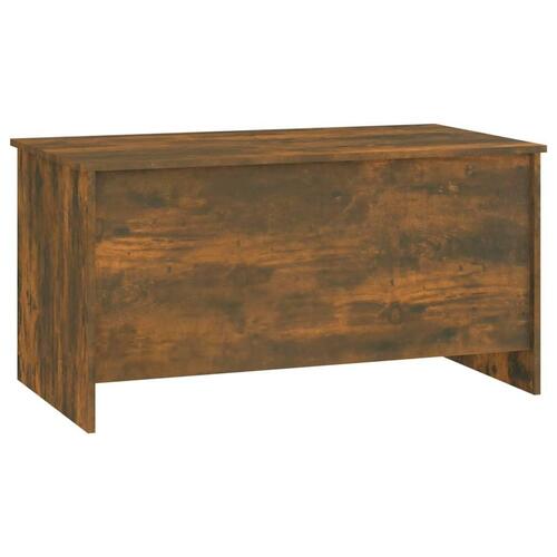 Sofabord 102x55,5x52,5 cm konstrueret træ røget egetræsfarve